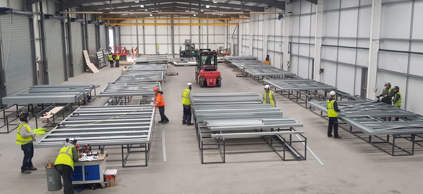 Instant Build process and steel frame manufacturing
