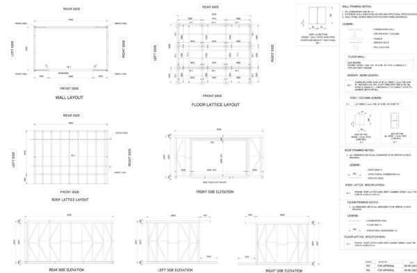 5 x 3m Garden Room Frame (With Canopy & Decking) - Image 14