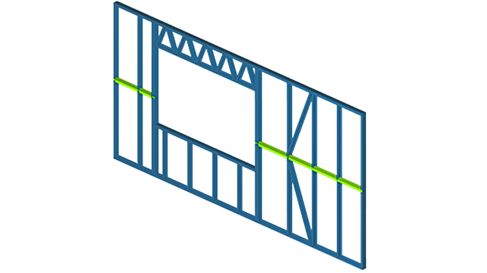 Nogging_coldformedsteelframing Norfolk, Suffolk, Essex, London, Cambridgeshire Light Gauge Steel Suppliers