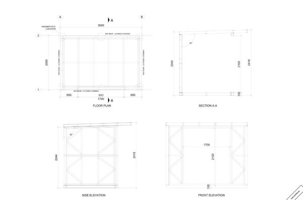 3 x 2m Garden Room Frame (With Canopy) - Image 13