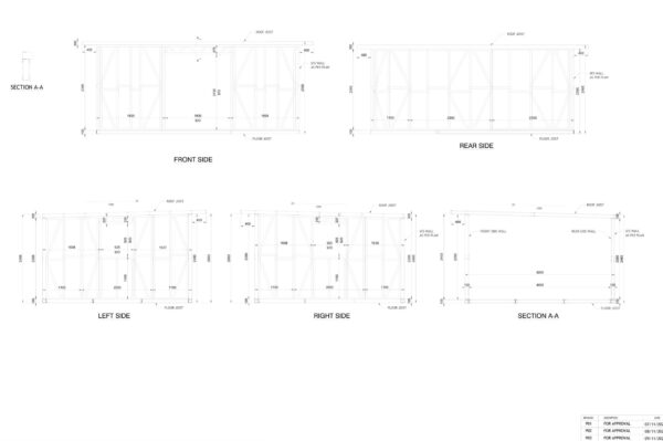 5.7 x 4.2m Garden Room Frame (With Canopy) - Image 9