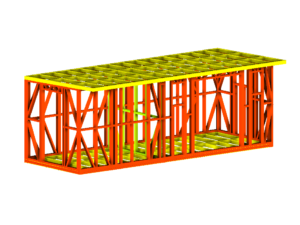 7 x 2.5m Garden Room Frame (With Canopy)