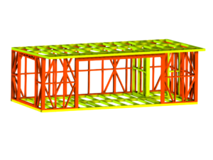 7.5 x 3.5m Garden Room Frame (With Canopy)