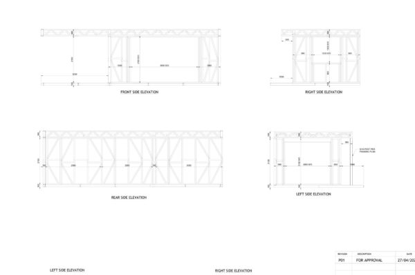 8 x 4m Garden Room Frame (With Canopy) - Image 9