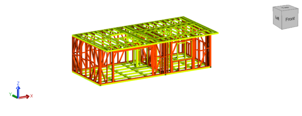 8.8 x 3.8m Garden Room Frame (With Canopy)
