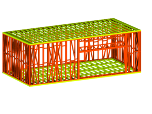 9.8 x 4.8m Garden Room Frame (No Canopy)