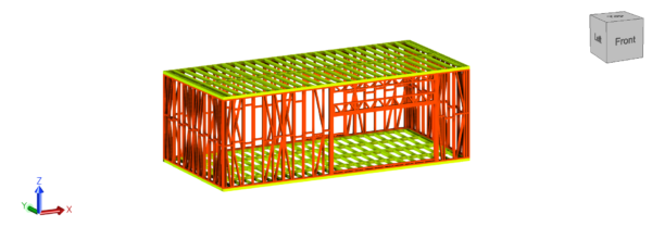 9.8 x 4.8m Garden Room Frame (No Canopy)