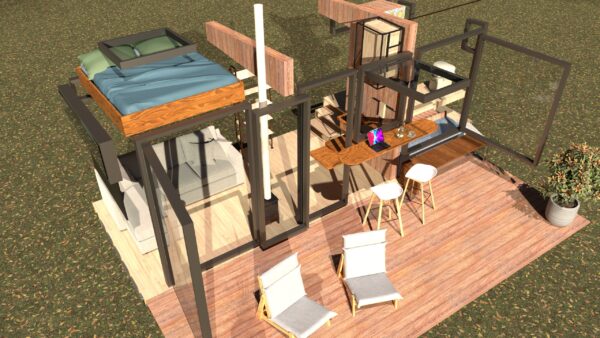 7.3 x 2.5m Tiny Home Frame - Image 13