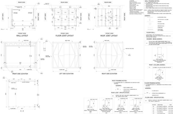 3.7 x 2.9m Extension Frame (Single-Storey) - Image 8