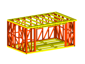 5 x 3m Garden Room Frame (With Canopy)